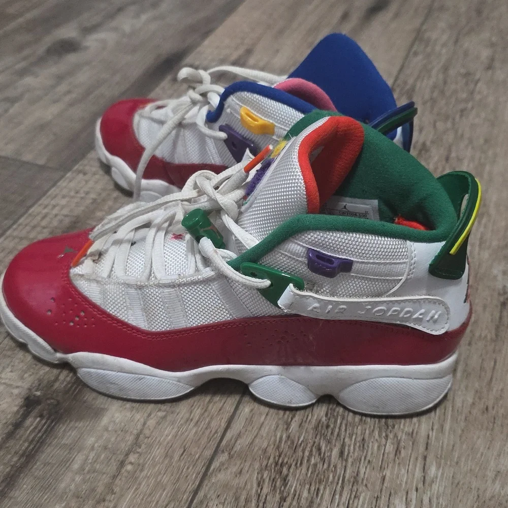 2019 Nike Air Jordan 6 Rings  MultiColor Sneakers